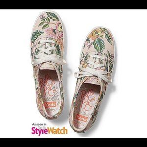 Keds x Rifle Paper Co. Pink Rose sneakers / size 7